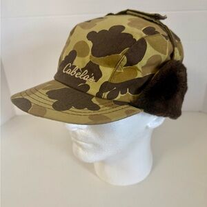 Vintage Cabela’s Trapper Hat Size XL 3M Thinsulate Insulation Made In USA (0094)